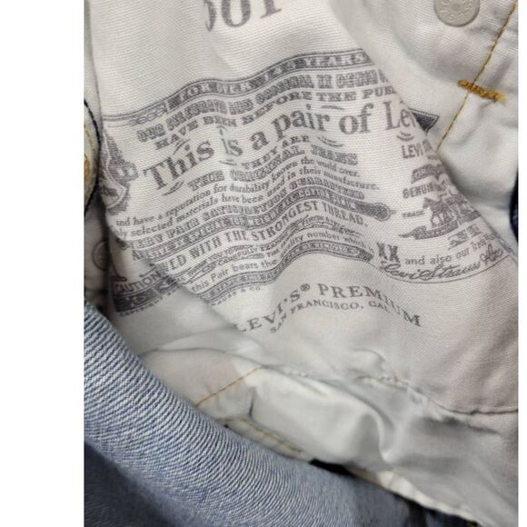 Levi's 501 HIGH RISE STRAIGHT LEG Size 27 x 30 - Picture 9 of 10